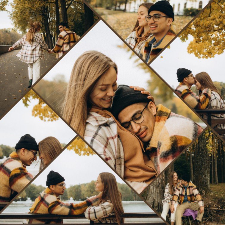 Falifi Dating App: Smiling Couple Indoors - Find Real Connections